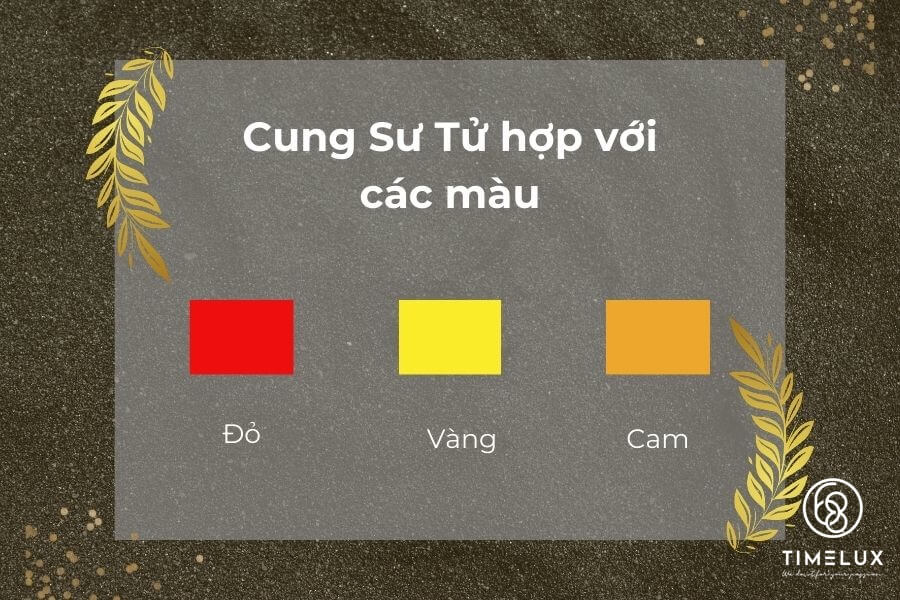 Cung Sư Tử hợp màu gì